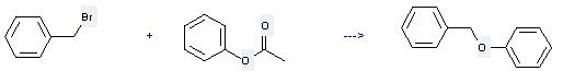Phenyl acetate can be used to produce benzyloxy-benzene at the ambient temperature